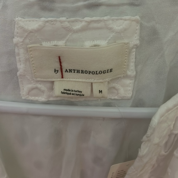 Anthropology white dress size medium nwt - Picture 5 of 5
